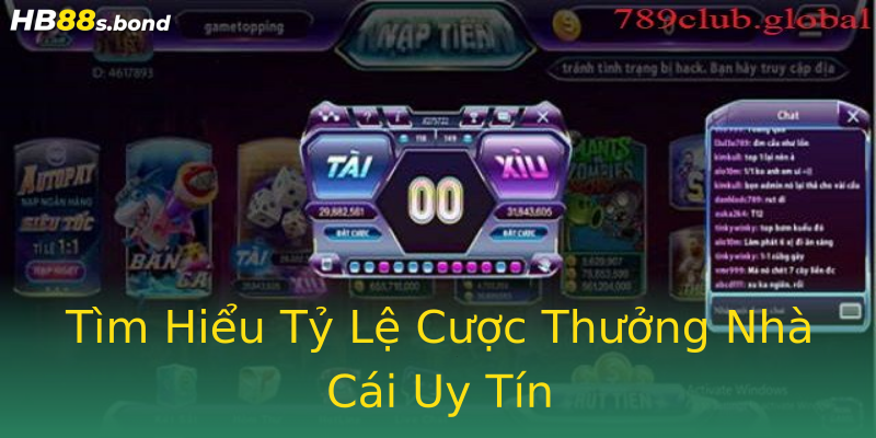 Tìm Hiểu Tỷ Lệ Cược Thưởng Nhà Cái Uy Tín